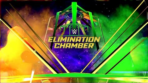 Elimination Chamber Match Card Template