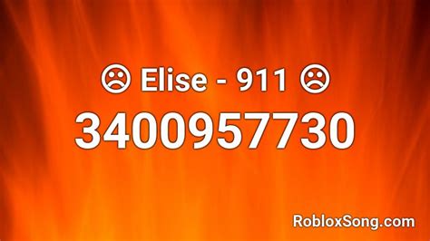 Elise - 911 Roblox ID