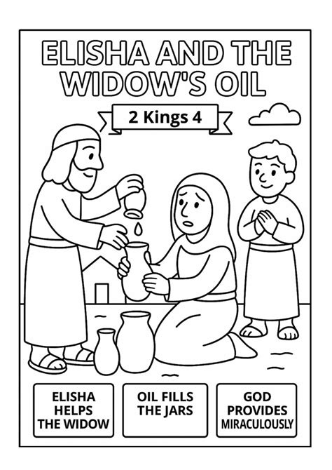 Elisha Coloring Page