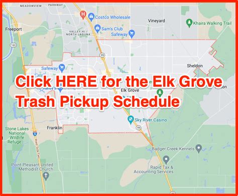 Elk Grove Garbage Schedule 2024