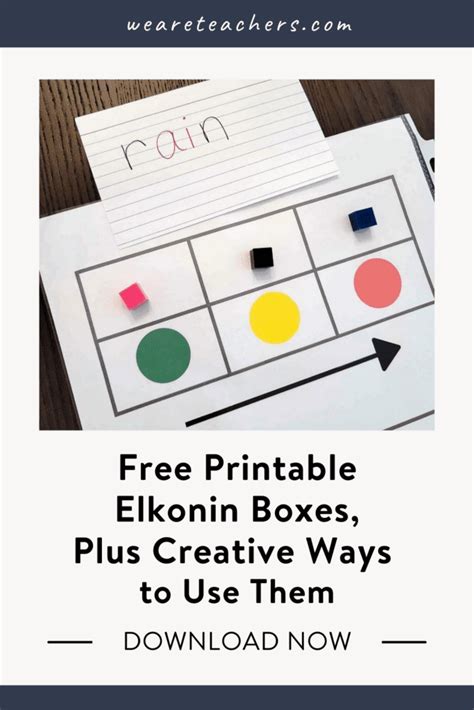 Elkonin Boxes Printable