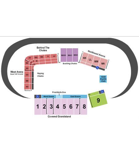 Ellensburg Rodeo Seating Chart