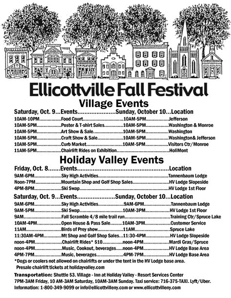 Ellicottville Calendar Of Events