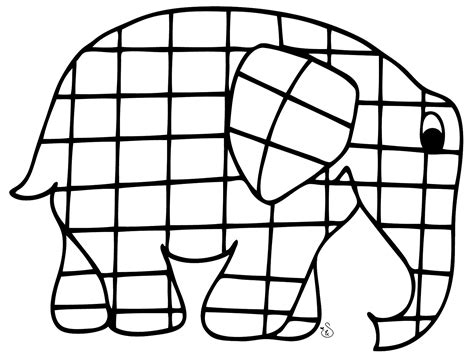 Elmer The Elephant Template