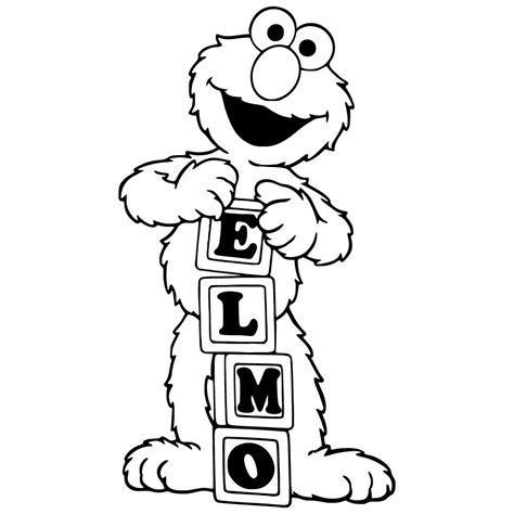 Elmo Car Window Sticker
