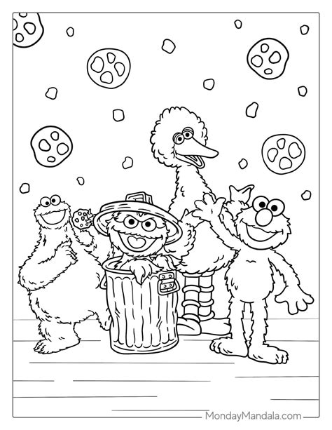 Elmo Color Page