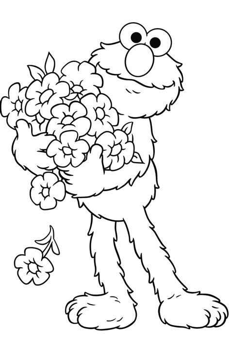 Elmo Coloring Pages Free Printable