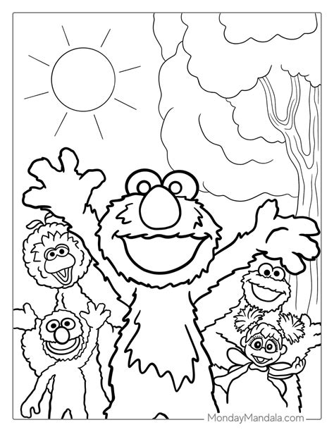 Elmo Coloring Sheet