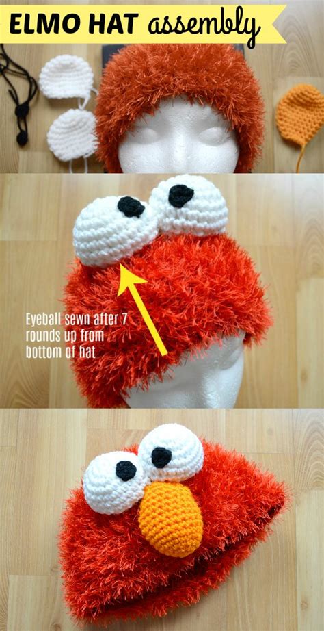 Elmo Hat Crochet