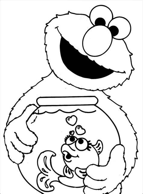 Elmo Sesame Street Coloring Pages