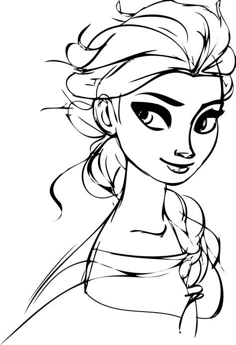 Elsa Printable Coloring Pages