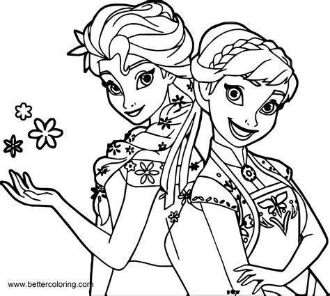 Elsa And Anna Printable
