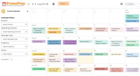 Best E Newsletter Content Plan Template Get Your Calendar Printable