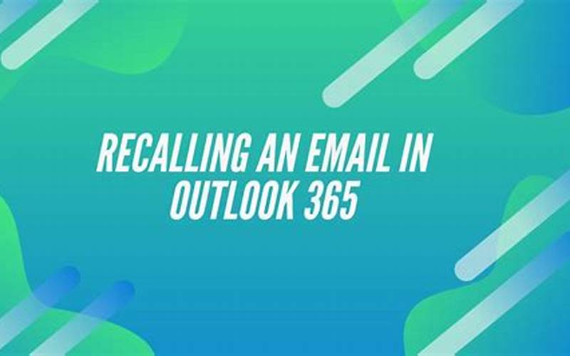 Email Recall Use