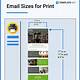 Email Size Template