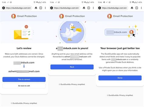 Email Protection is available through the DuckDuckGo Privacy Browser