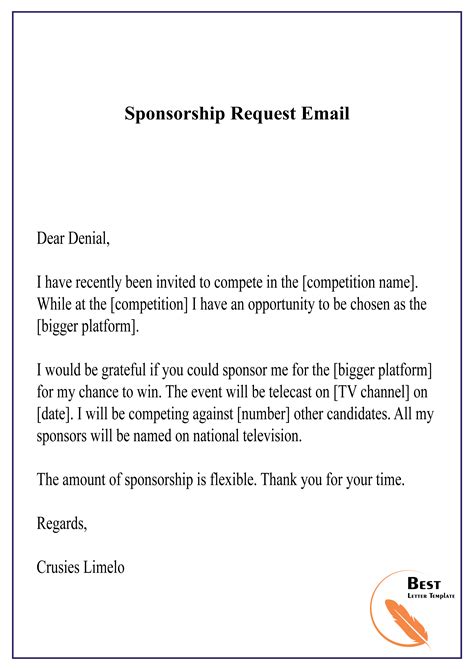 Email Sponsorship