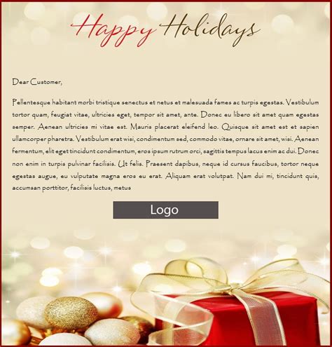 Email Template Holiday
