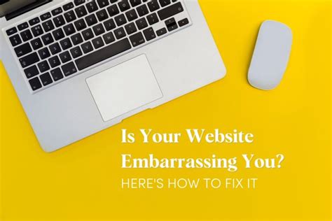 Embarrassing website design