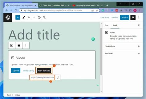 Embed A Video On WordPress Using URL