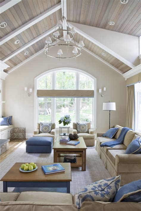 Everything To Know About Vaulted Ceilings Slanted ceiling living room