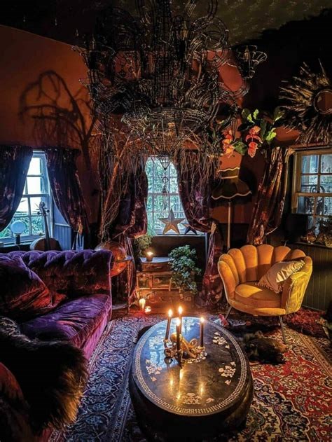 Embracing the Dark Side Witchy Interior Design