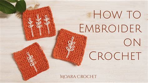 Embroider On Crochet