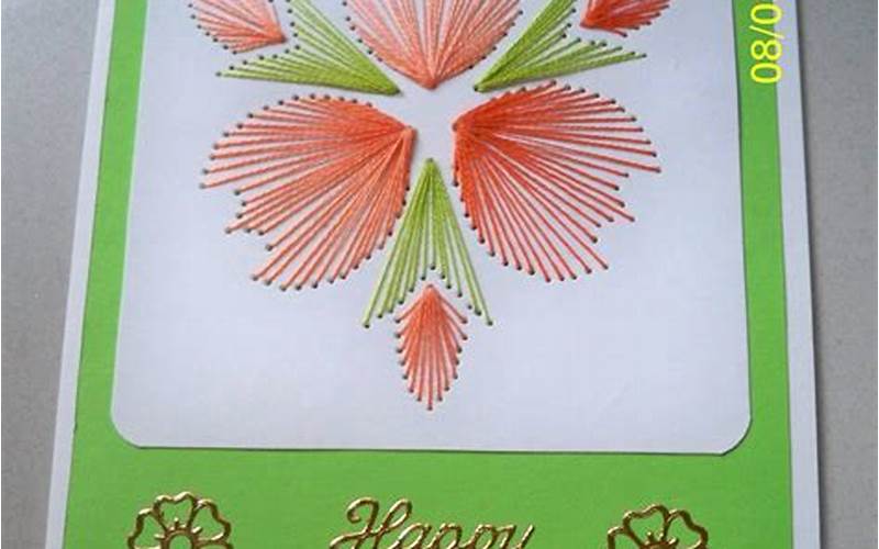 Embroidered Card