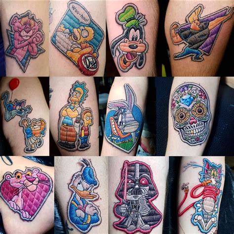 Embroidered Patch Tattoo
