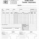 Embroidery Order Form Template
