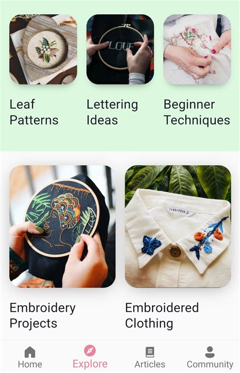 Embroidery App Features