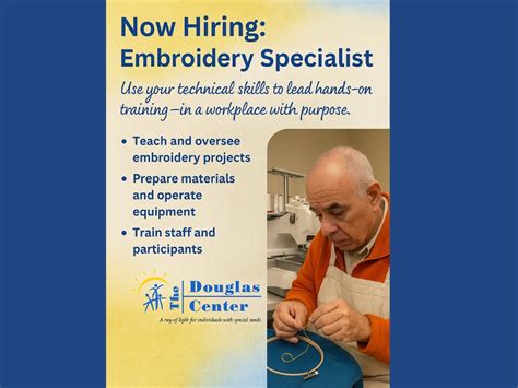 Embroiderer at Work