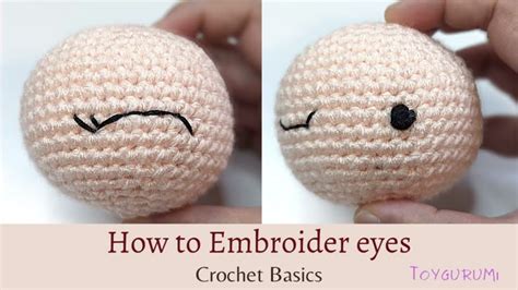 Embroidery Eyes On Crochet