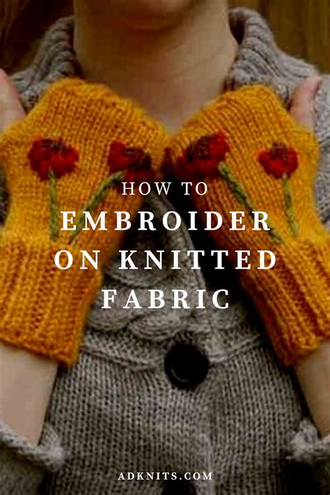 Embroidery Knit Tutorial