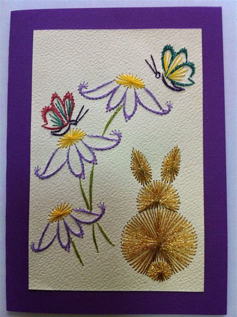 Embroidery On Cards Free Patterns