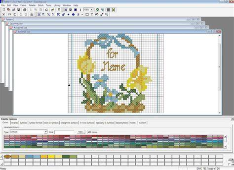 Embroidery pattern maker software