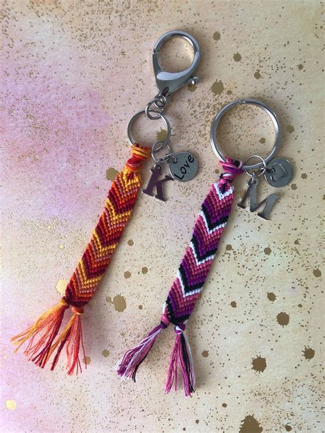 Embroidery Thread Keychain Tutorial