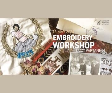 Embroidery Workshop Booking
