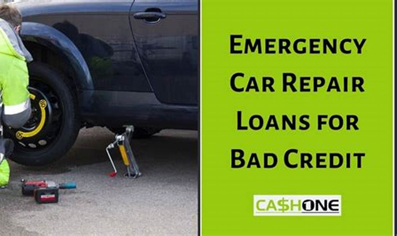 Emergency loans for unexpected car repairs
