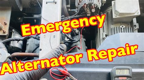 Emergency Alternator Repair