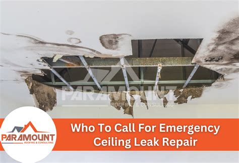 Emergency Ceiling Leak Repair Services