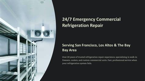 Emergency Commercial Refrigeration Repair