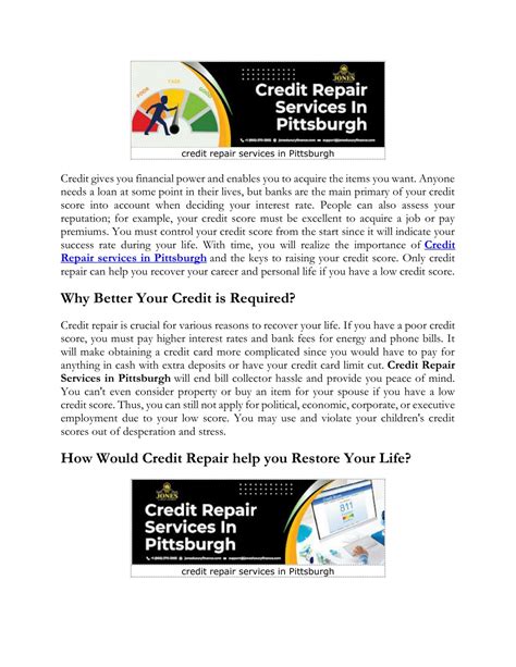 Emergency Credit Repair Pittsburgh