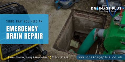 Emergency Drainage System Repair