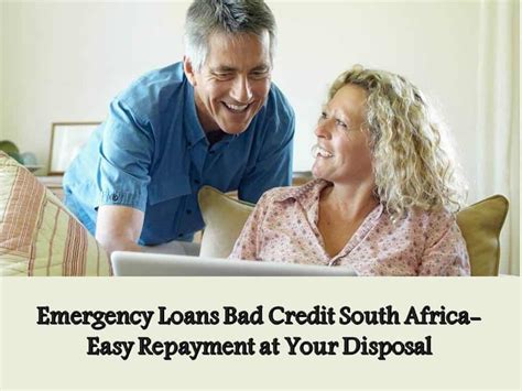 Emergency Loans For Bad Credit South Africa