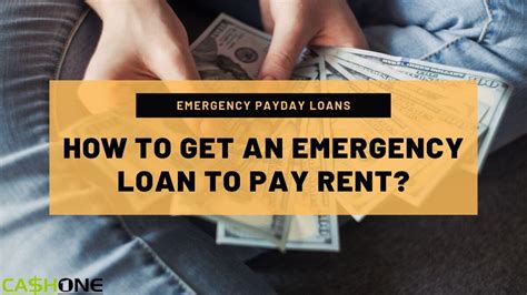 Emergency Loans For Rent Payments