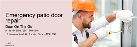 Emergency Patio Door Repair