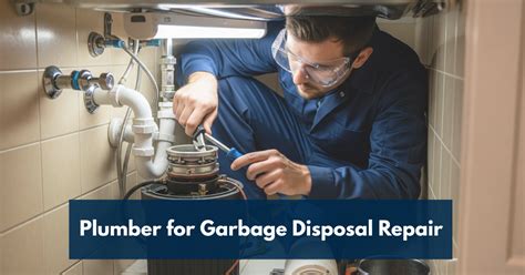 Emergency Plumber Repairing a Garbage Disposal