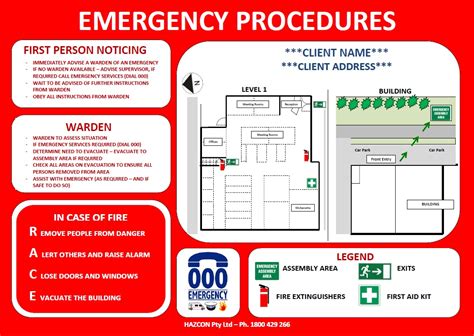 Emergency Procedures and Evacuation Plans