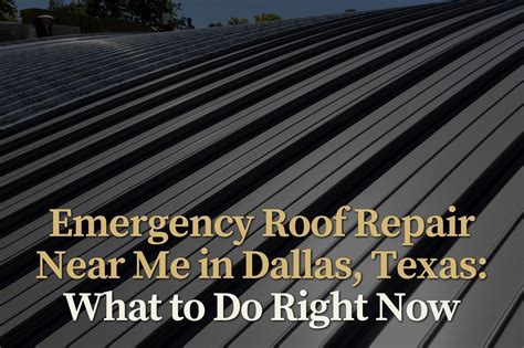 Emergency Roof Repair Dallas